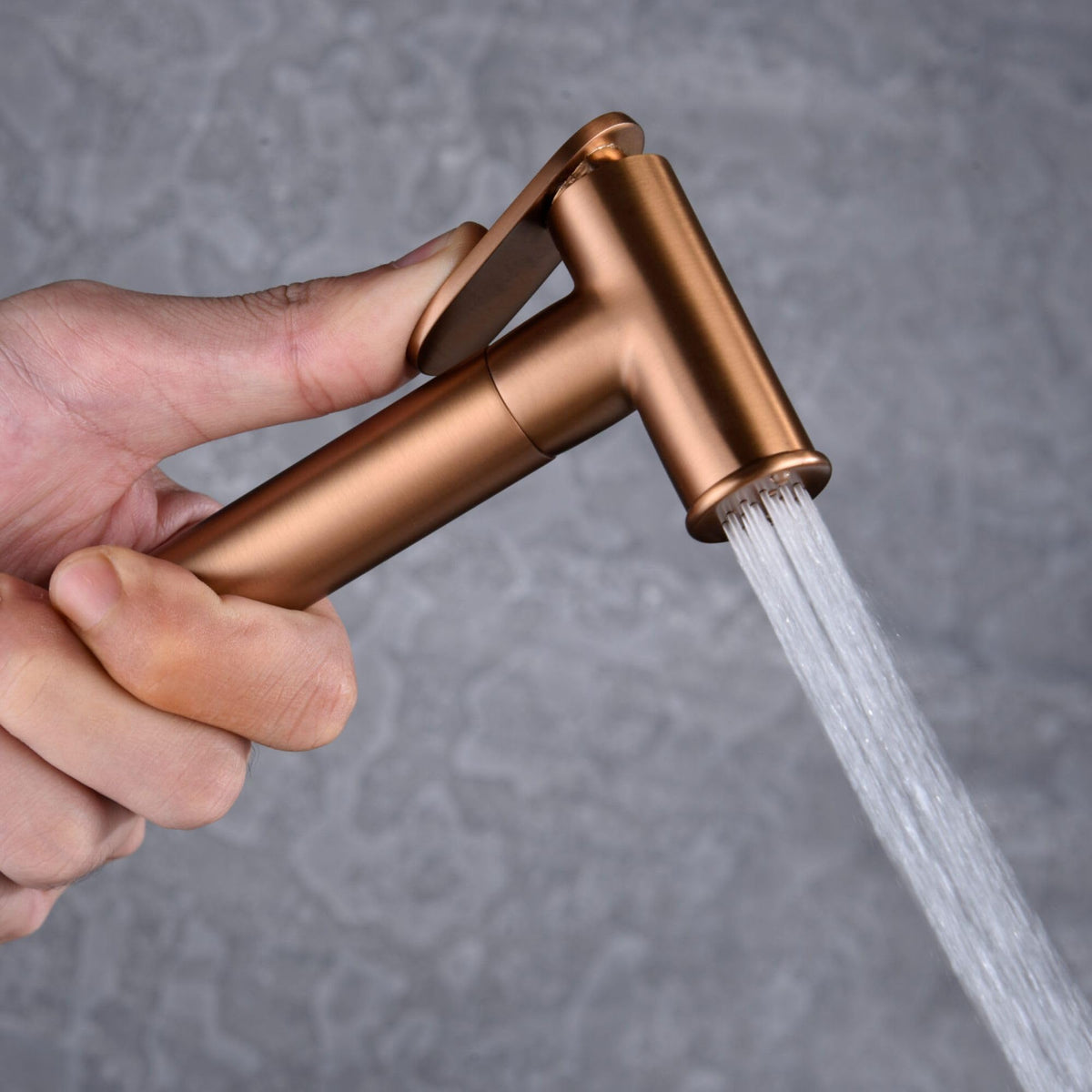 GRIFO EMPOTRADO DE BIDÉ MÚNICH SERIE MÚNICH Oro Rosa Cepillado