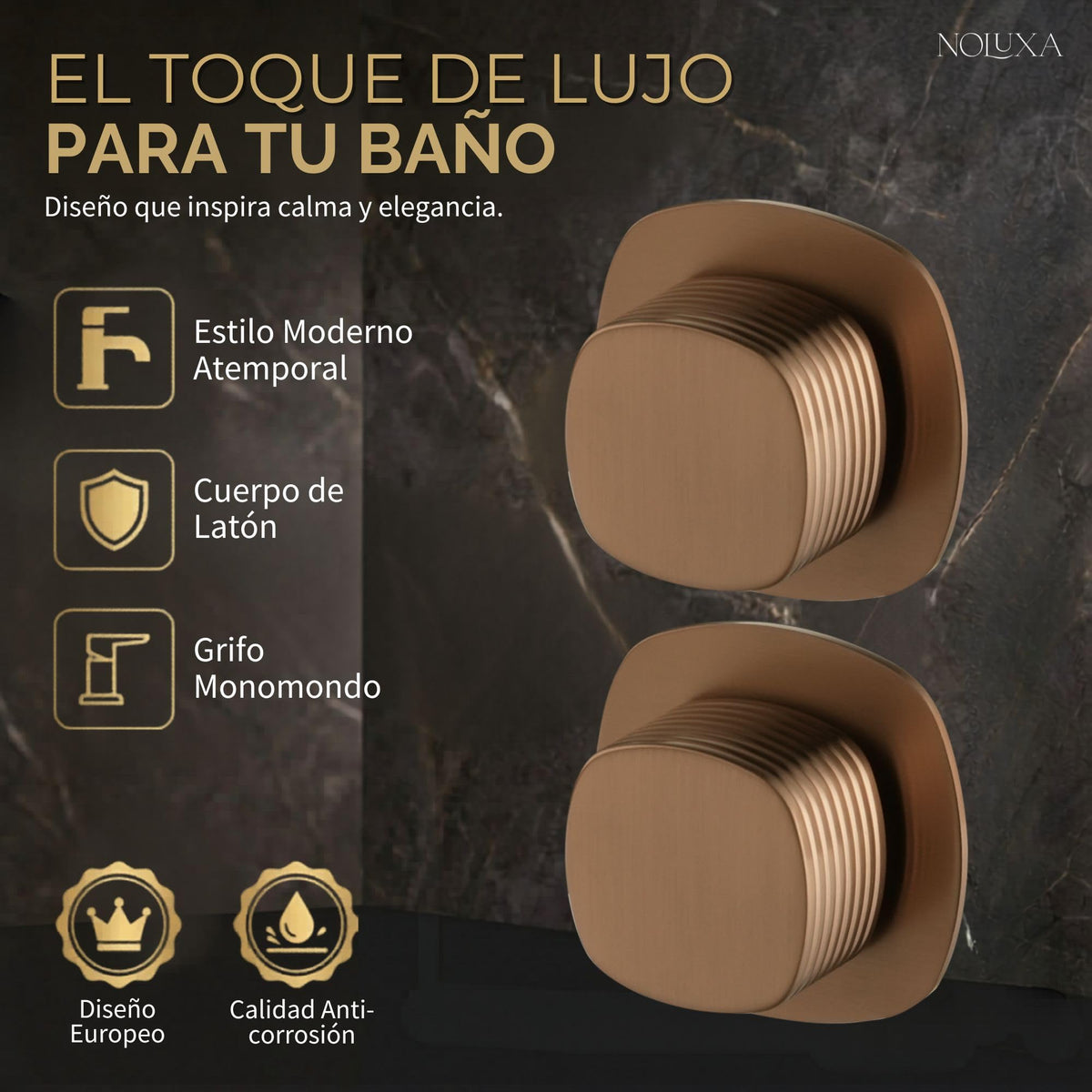 GRIFO LAVABO EMPOTRADO BIMANDO SERIE FIRENZE