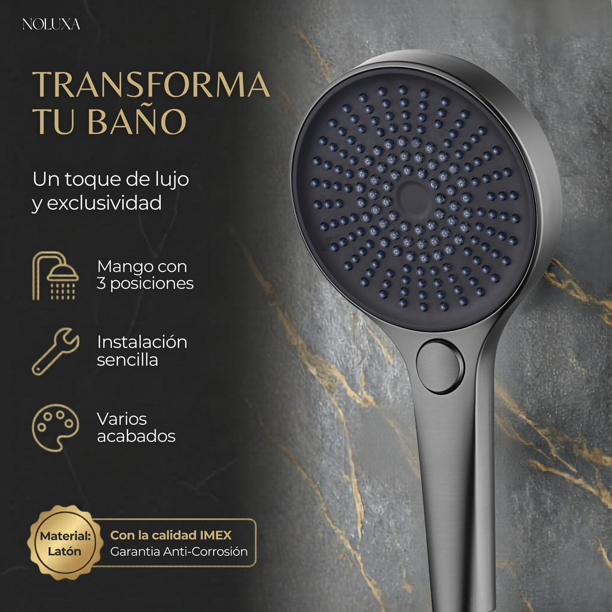DUCHA EMPOTRADA TERMOSTÁTICA SERIE BOLONIA