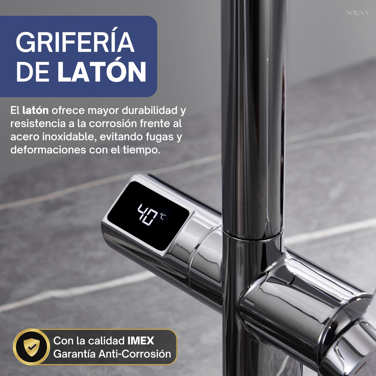 GRIFO DE COCINA EXTRAÍBLE CON DIFUSOR SERIE TURÍN