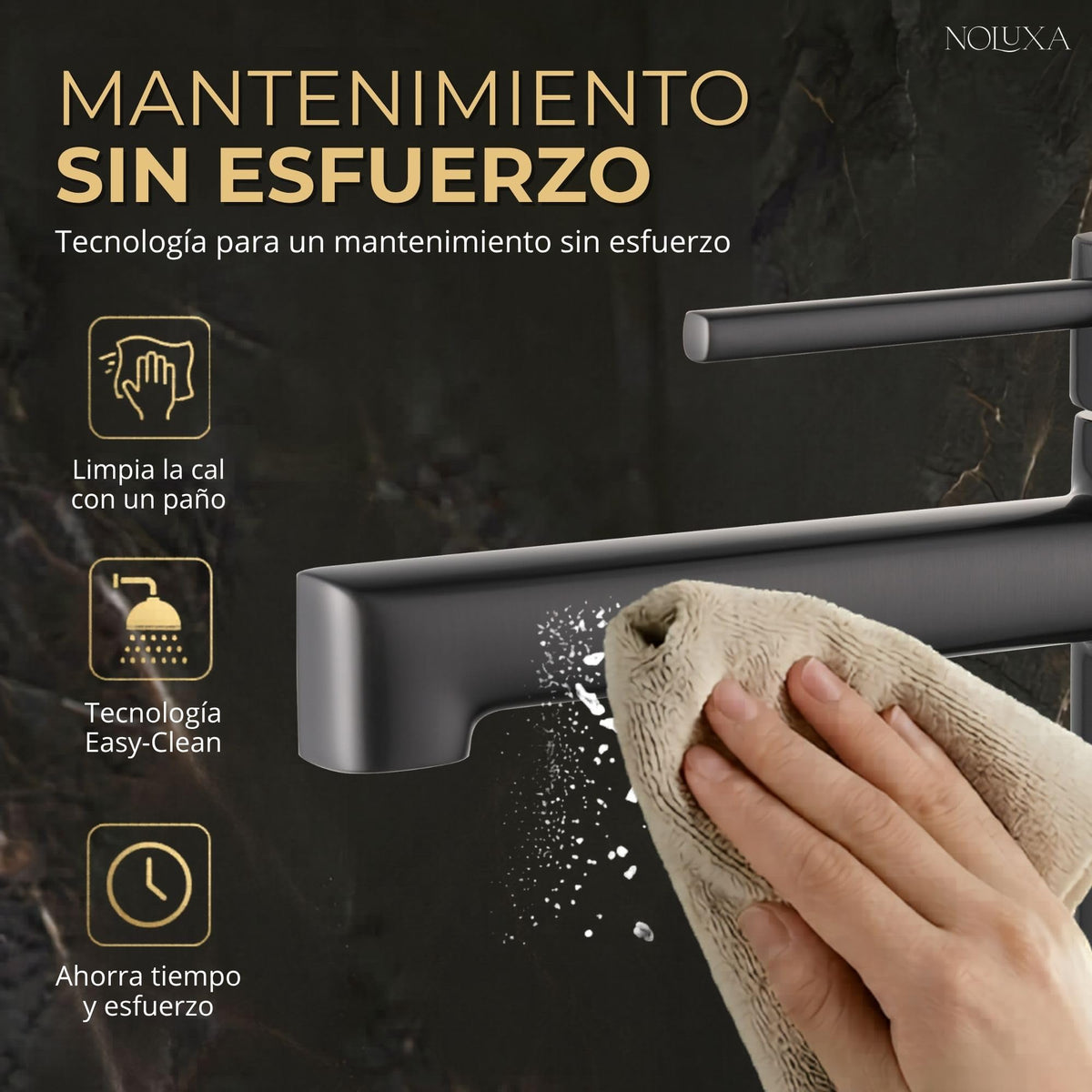 Mitigeur de lavabo à bec bas Série TOSCANA