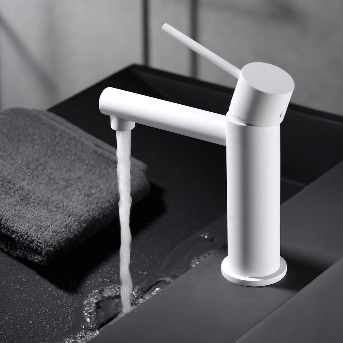 MONOMANDO LAVABO MILOS STICK Blanco Mate