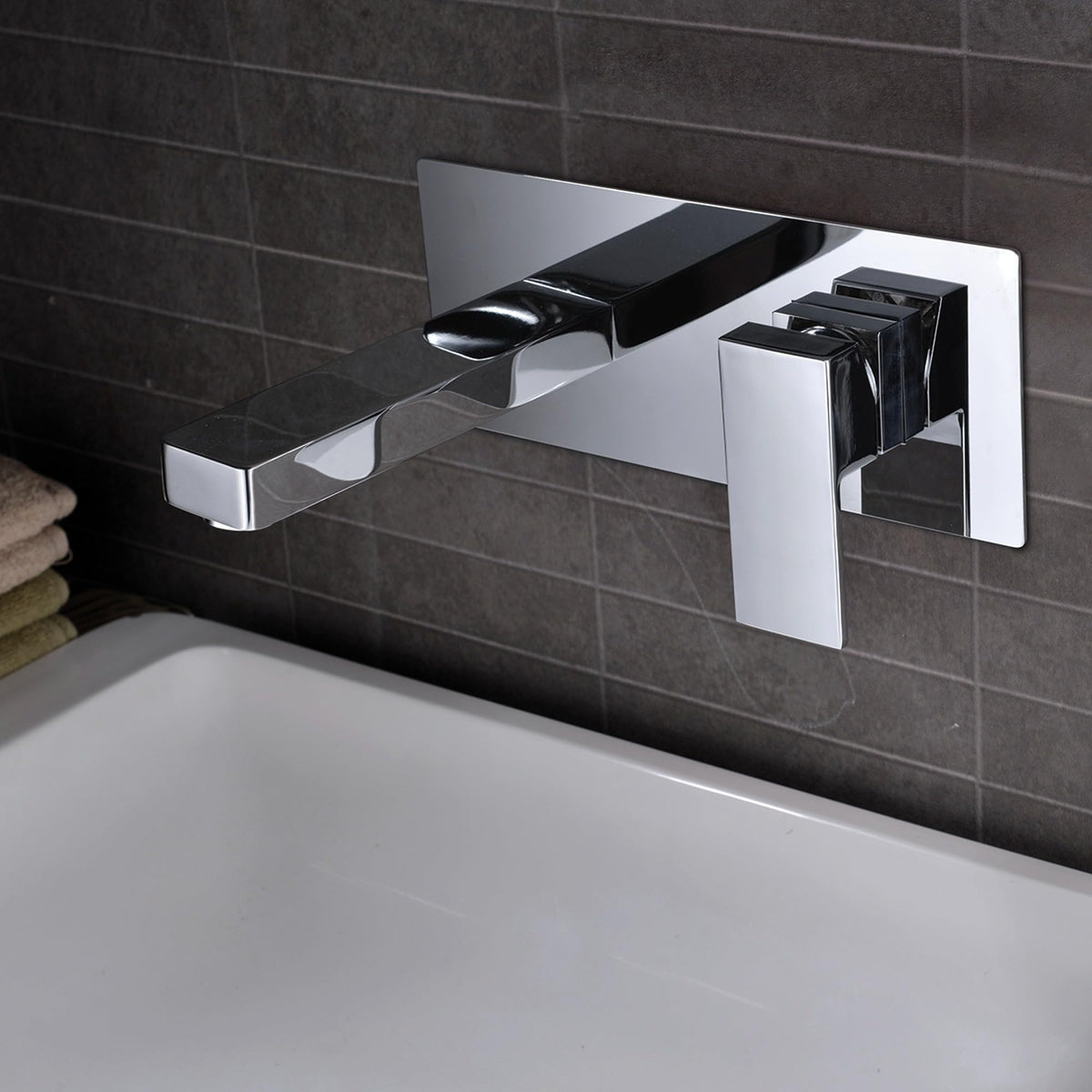 GRIFO LAVABO EMPOTRADO MONOMANDO SERIE SUIZA