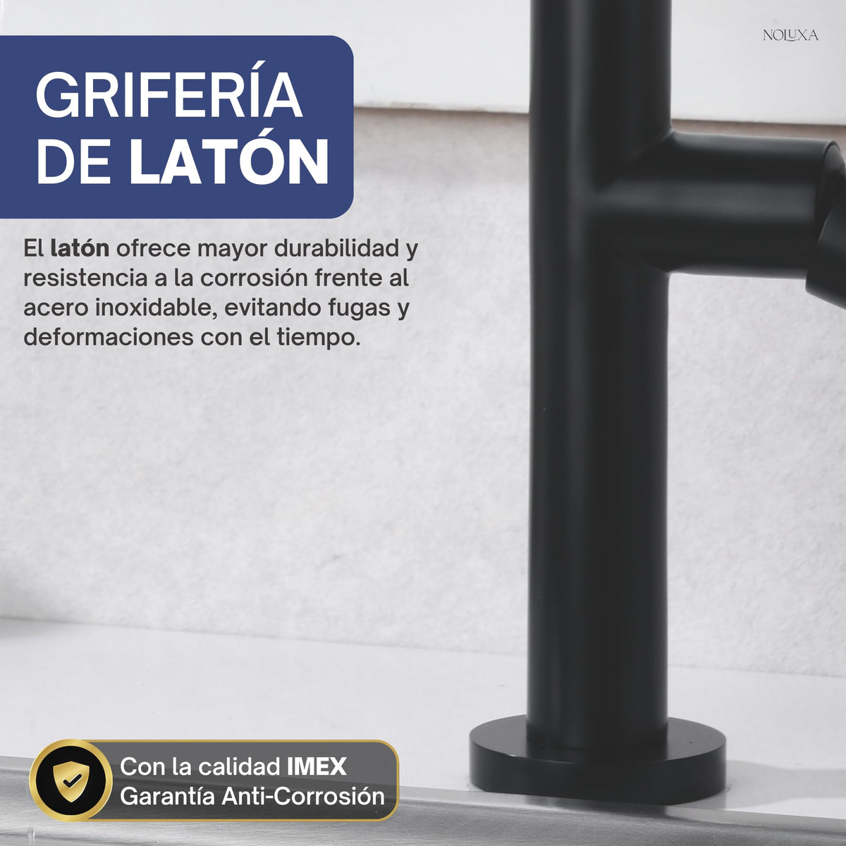 GRIFO DE COCINA EXTRAÍBLE CON DIFUSOR SERIE SAMOA