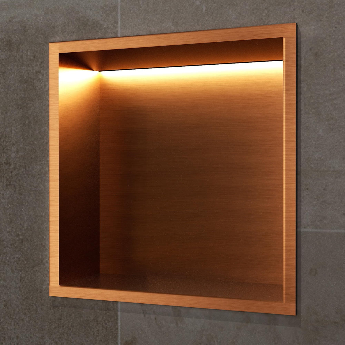 HORNACINA CUADRADA 33X33CM CON LUZ LED SERIE INDIC