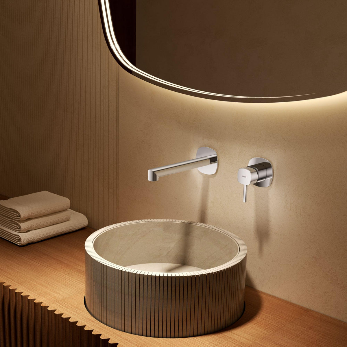 GRIFO LAVABO EMPOTRADO MONOMANDO SERIE TOSCANA