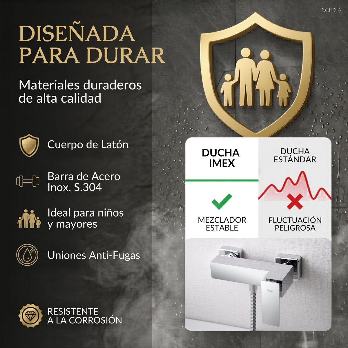 SINGLE-LEVER SHOWER MIXER PISA SERIES
