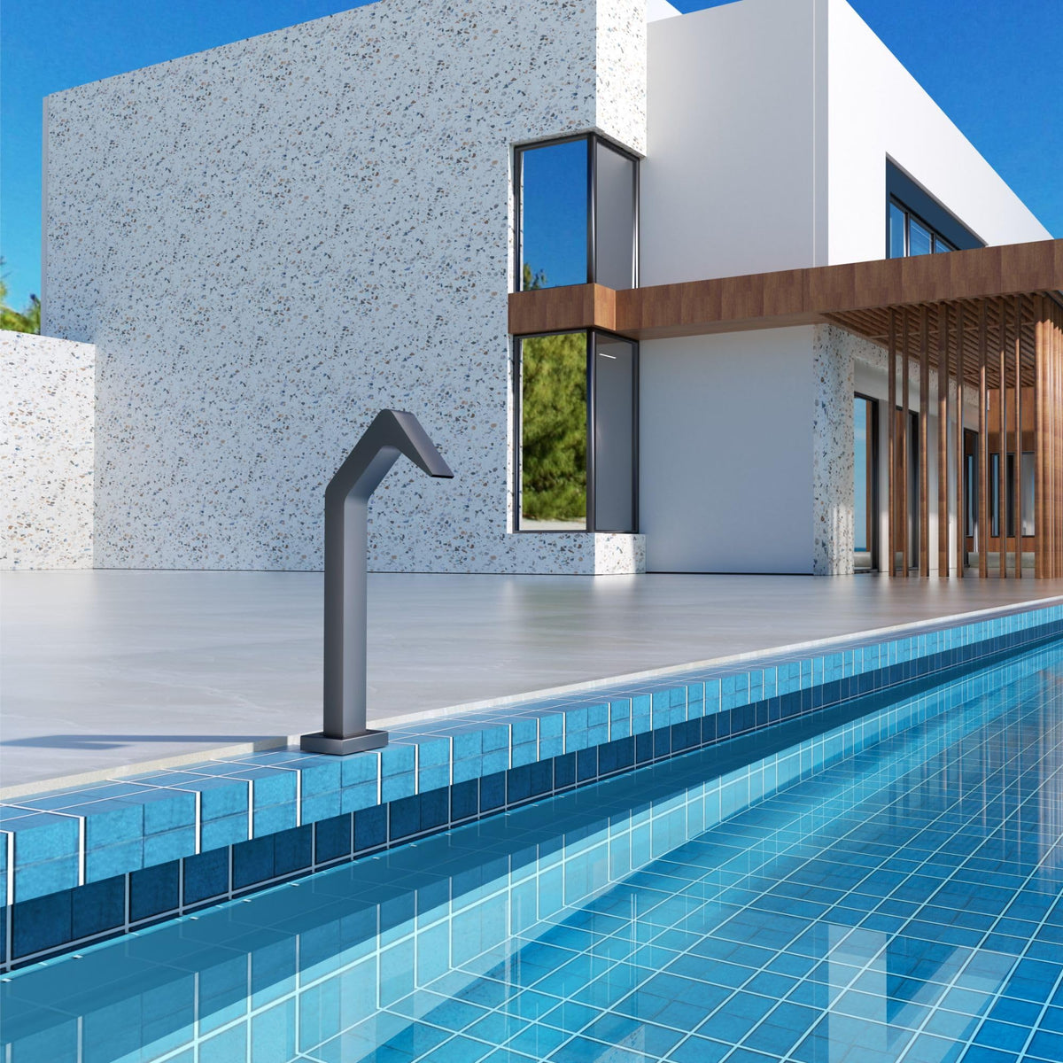 CASCADA DE PISCINA EN ACERO INOX. S.316 SERIE NIAGARA (6CM)