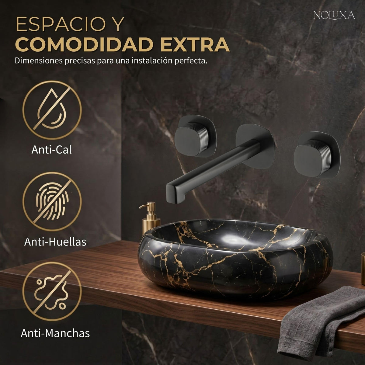 GRIFO LAVABO EMPOTRADO BIMANDO SERIE FIRENZE