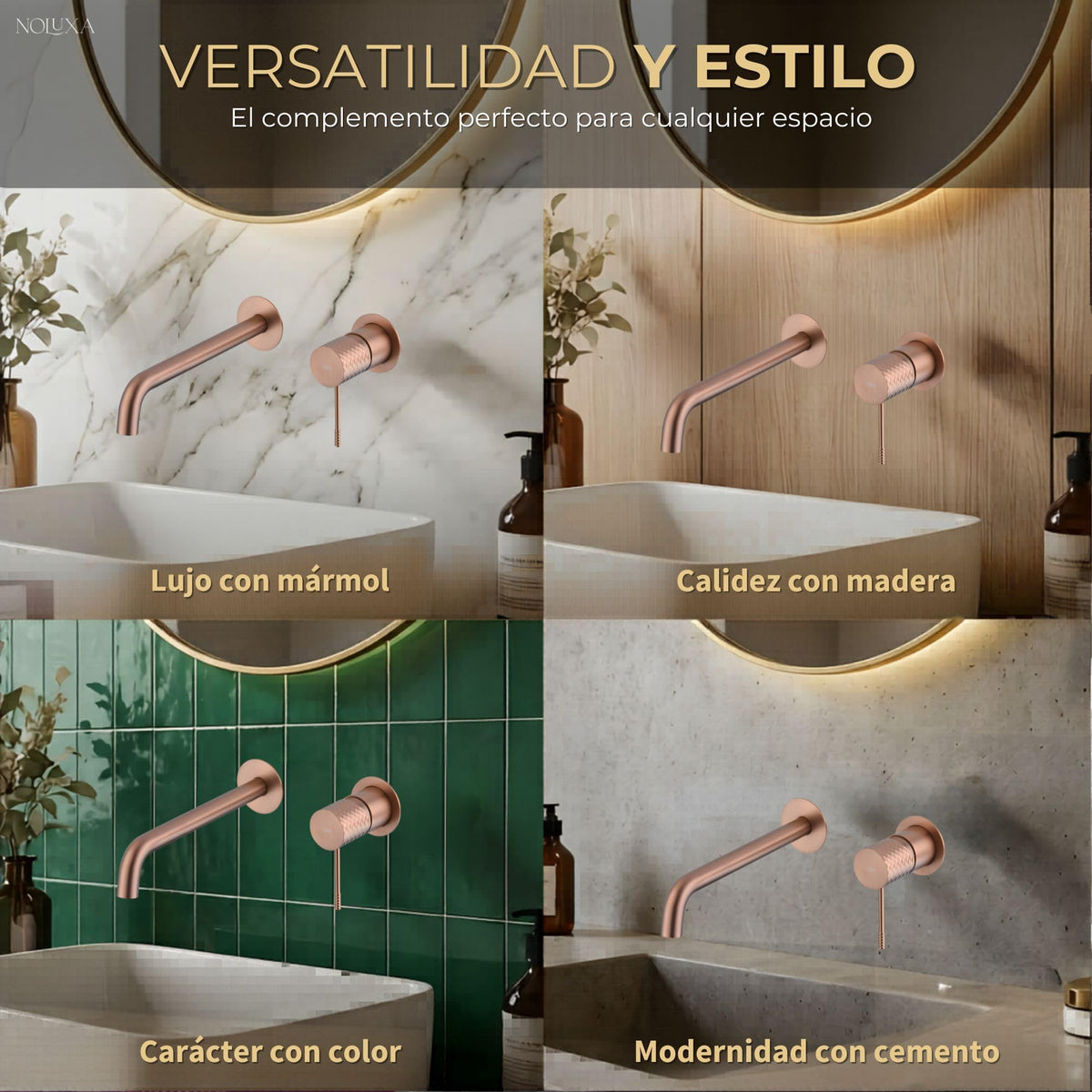 GRIFO LAVABO EMPOTRADO MONOMANDO SERIE GÉNOVA