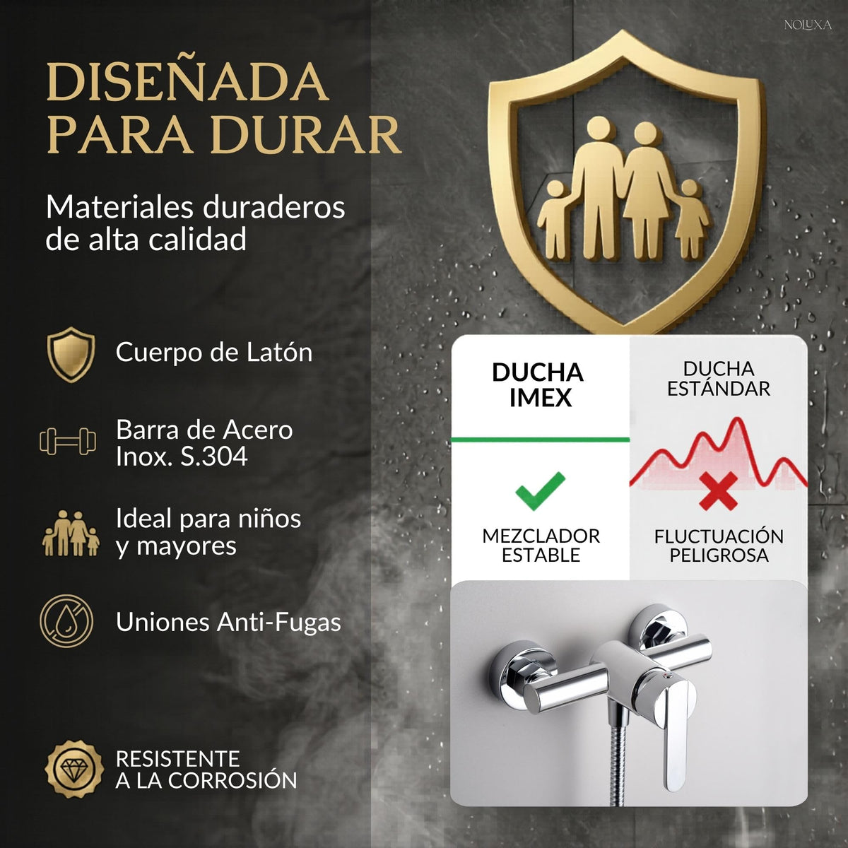 SINGLE-LEVER SHOWER MIXER ROMA SERIES