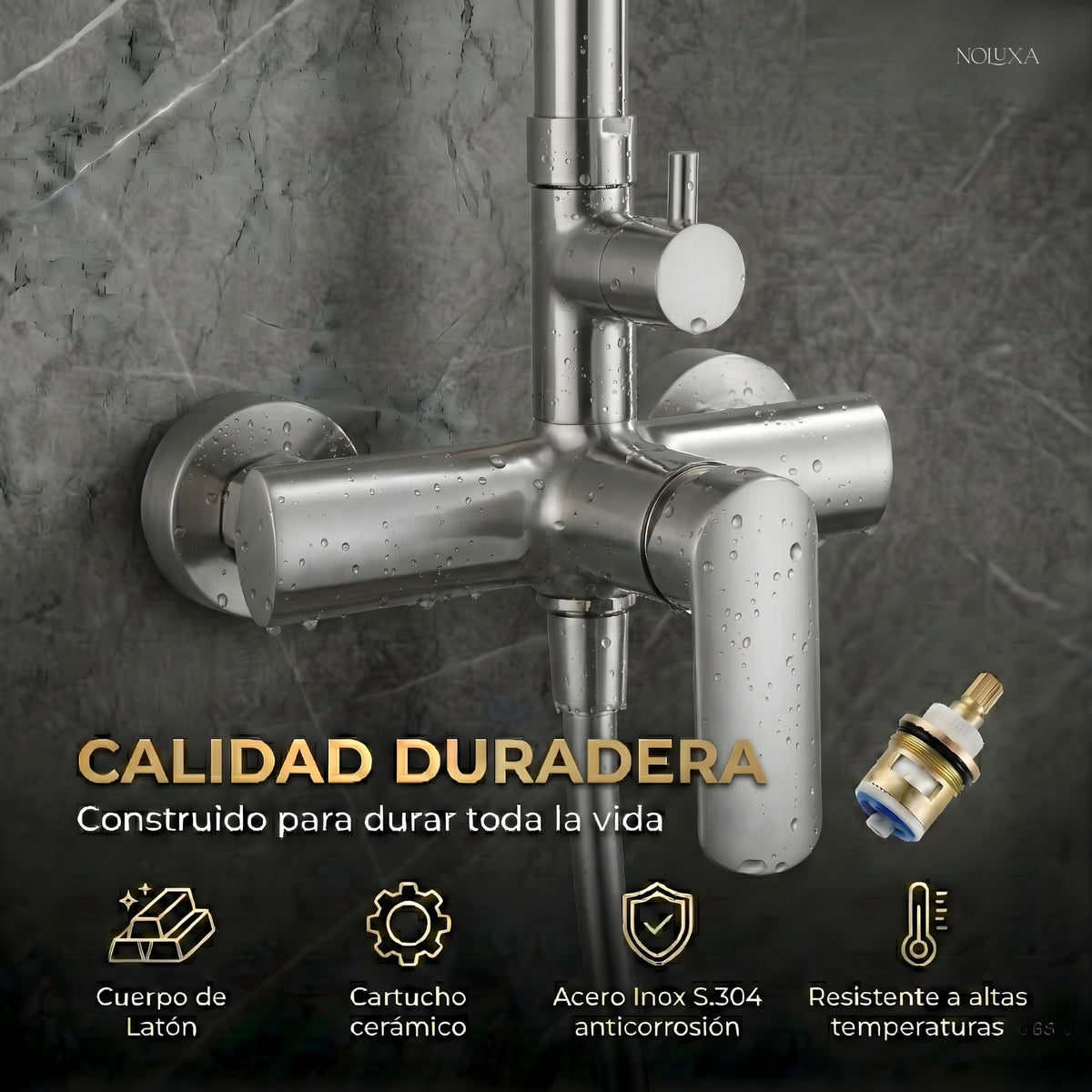 COLUMNA DE DUCHA MONOMANDO SERIE URAL