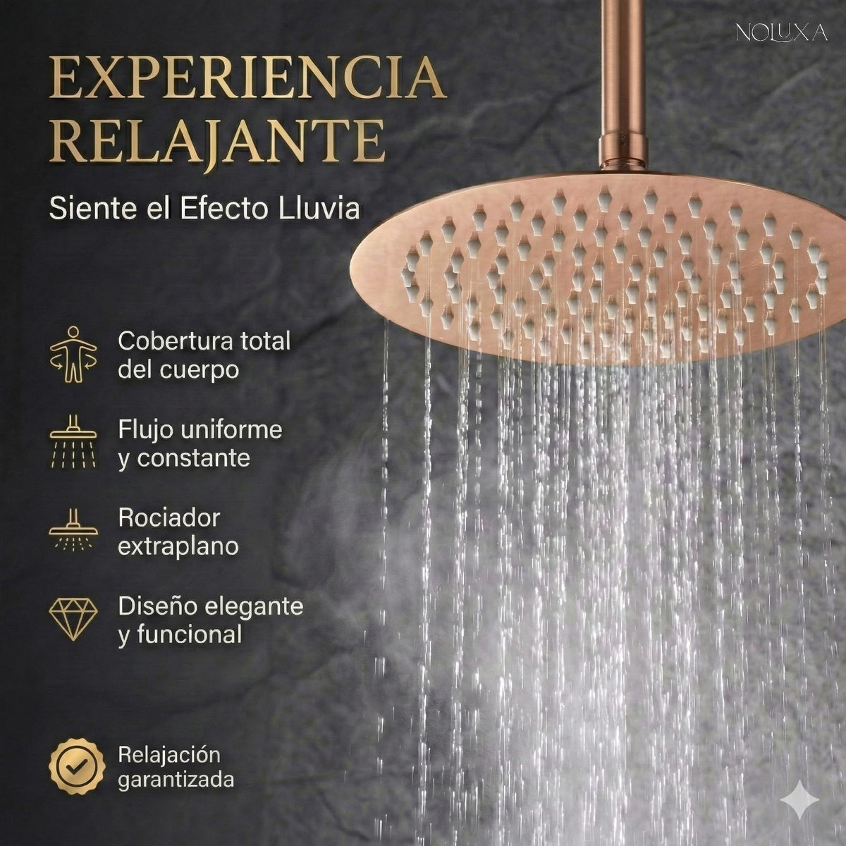 DUCHA EMPOTRADA TERMOSTÁTICA SERIE BREDA