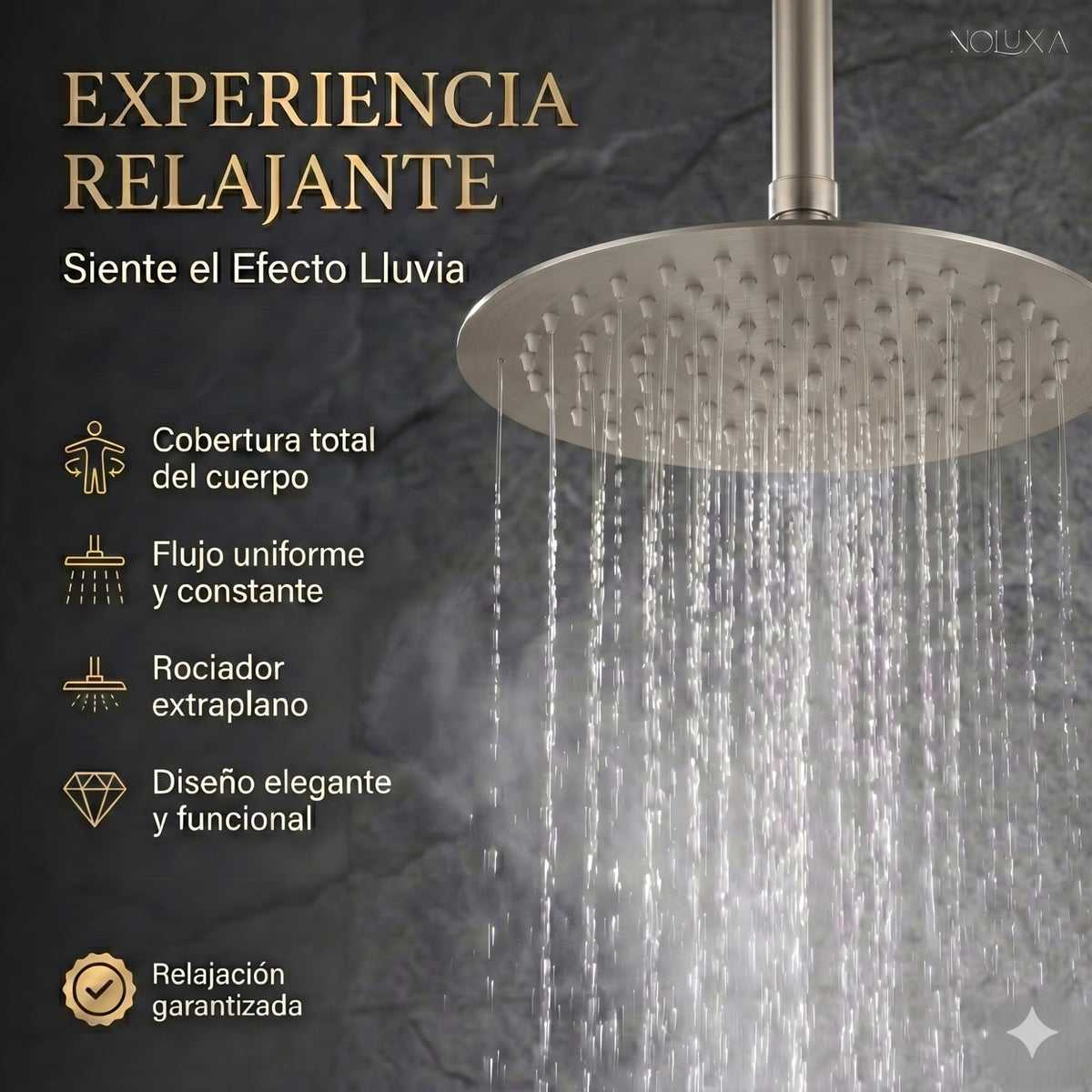 DUCHA EMPOTRADA TERMOSTÁTICA SERIE PIAMONTE