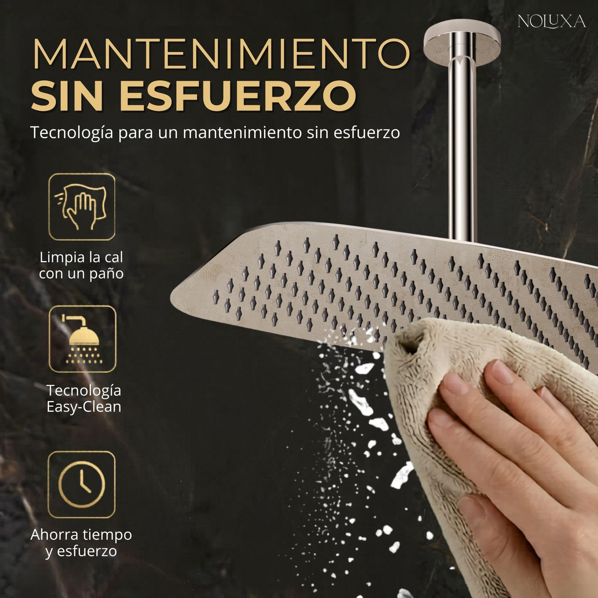 DUCHA EMPOTRADA TERMOSTÁTICA SERIE AREZZO