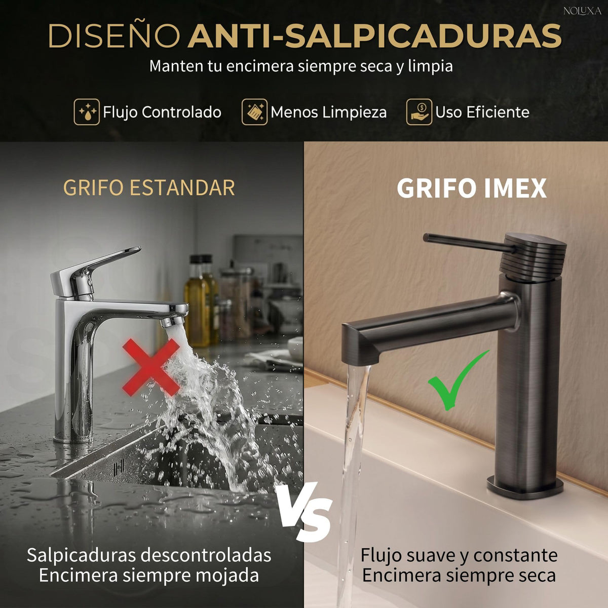 Miscelatore monocomando per lavabo con canna bassa Serie FIRENZE