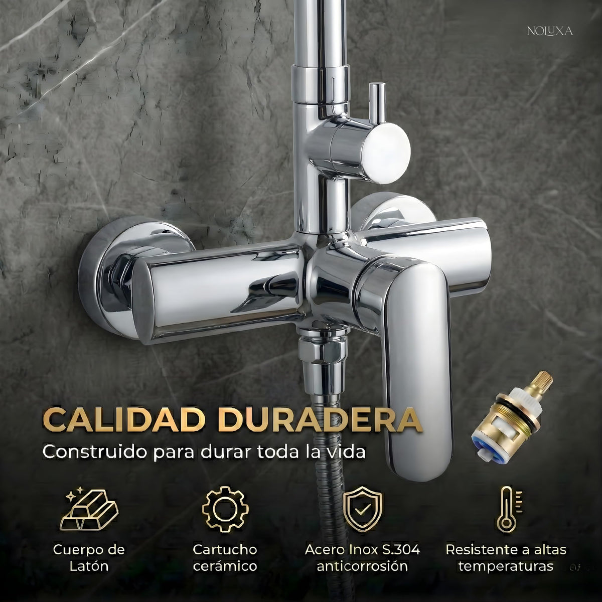 COLUMNA DE DUCHA MONOMANDO SERIE URAL