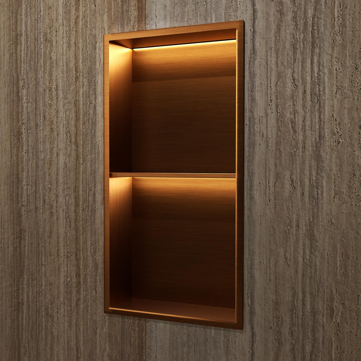 HORNACINA DOBLE 33X63CM CON LUZ LED SERIE MARSHALL
