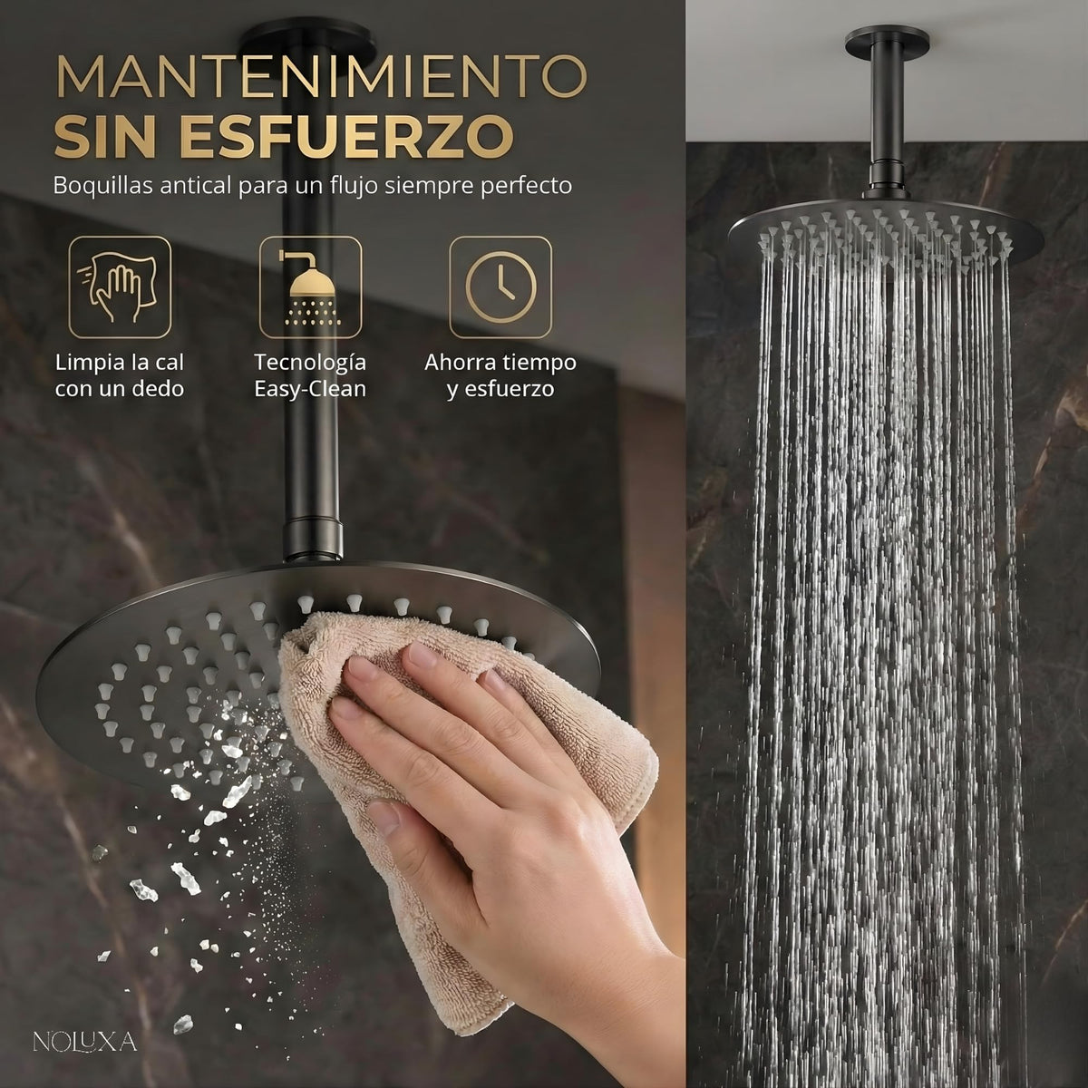 DUCHA EMPOTRADA TERMOSTÁTICA SERIE TOP