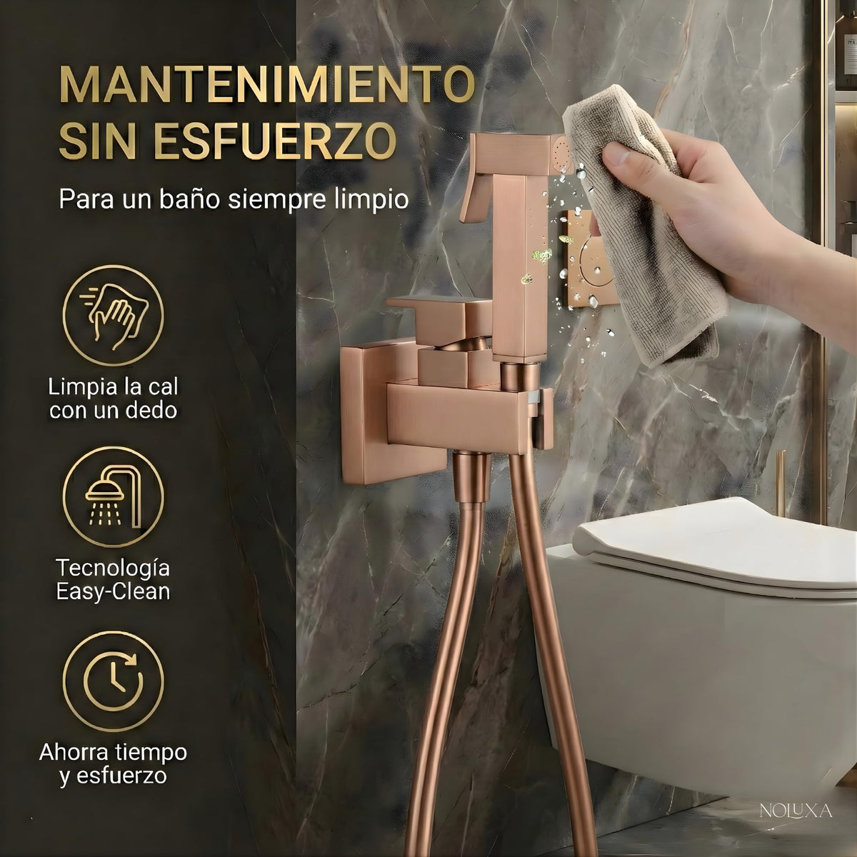 DUCHA HIGIÉNICA EMPOTRADA PARA WC SERIE IRLANDA
