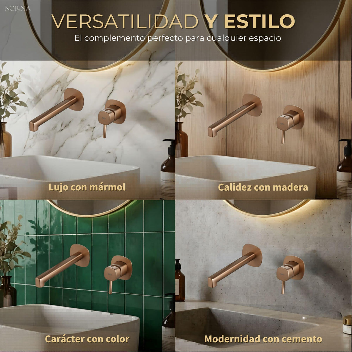 GRIFO LAVABO EMPOTRADO MONOMANDO SERIE TOSCANA