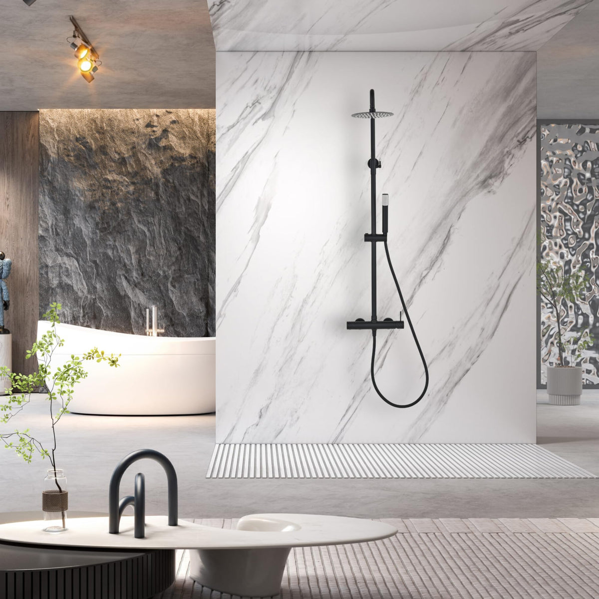 Colonne de douche avec mitigeur Série BLESS