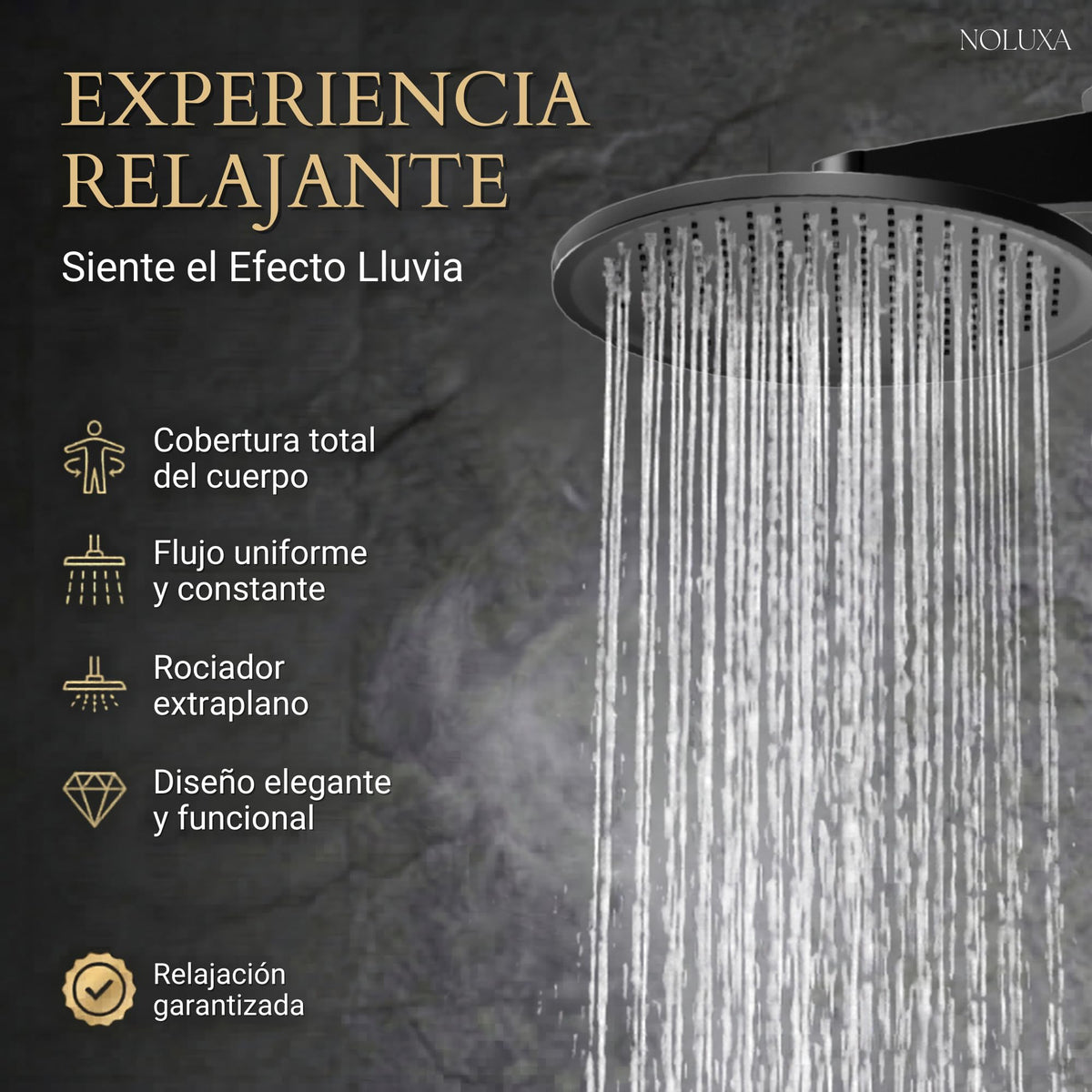 DUCHA EMPOTRADA TERMOSTÁTICA SERIE BOLONIA