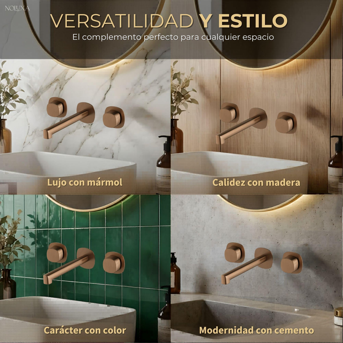 GRIFO LAVABO EMPOTRADO BIMANDO SERIE FIRENZE