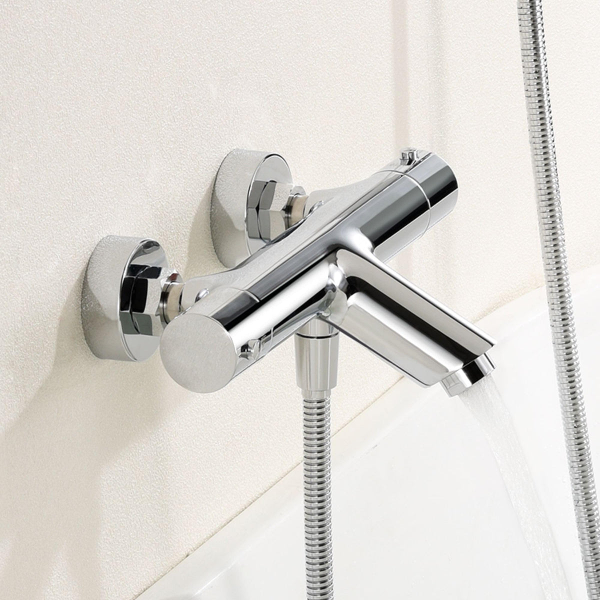 GRIFO BAÑERA Y DUCHA TERMOSTÁTICO SERIE MONZA