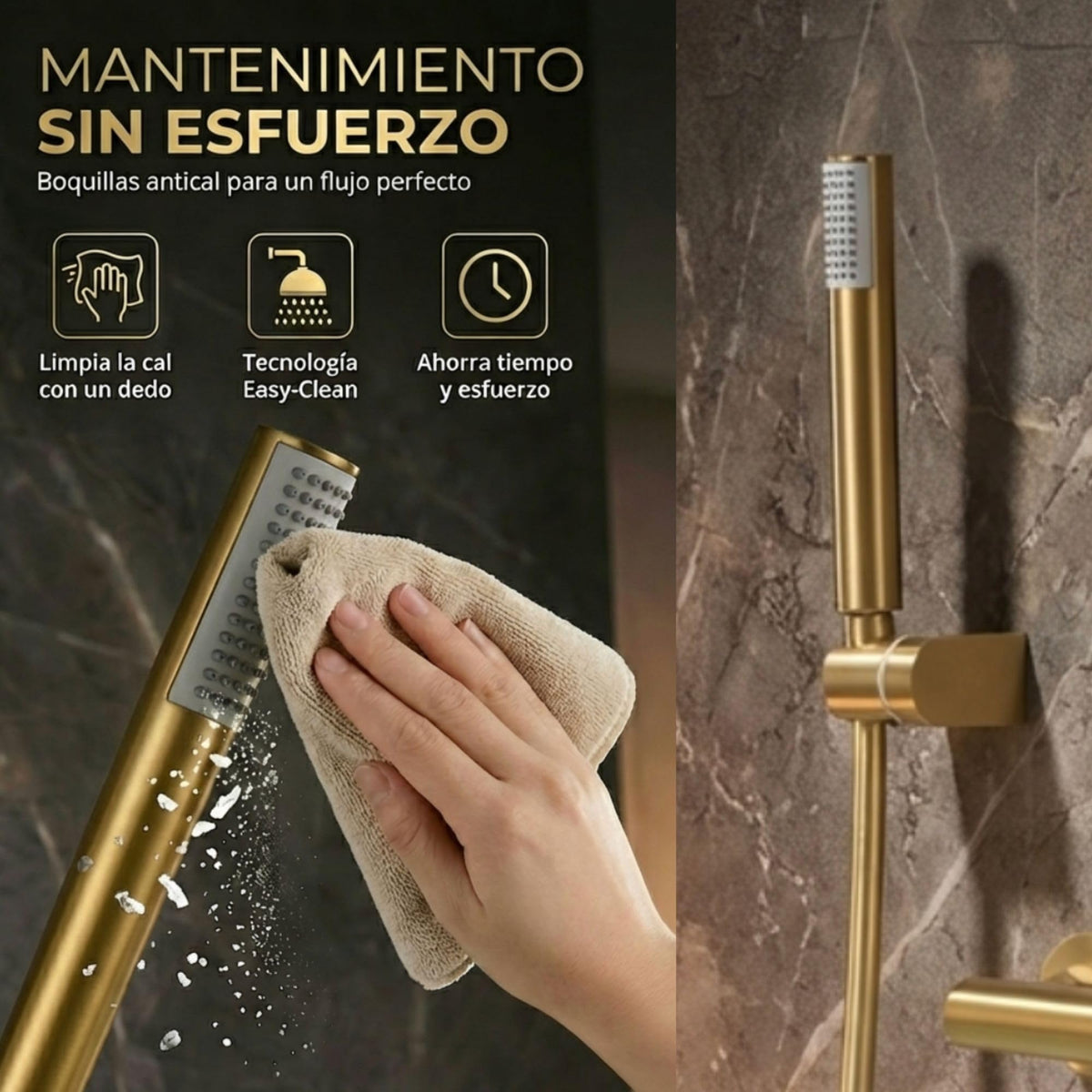 GRIFO BAÑERA Y DUCHA TERMOSTÁTICO SERIE LINE