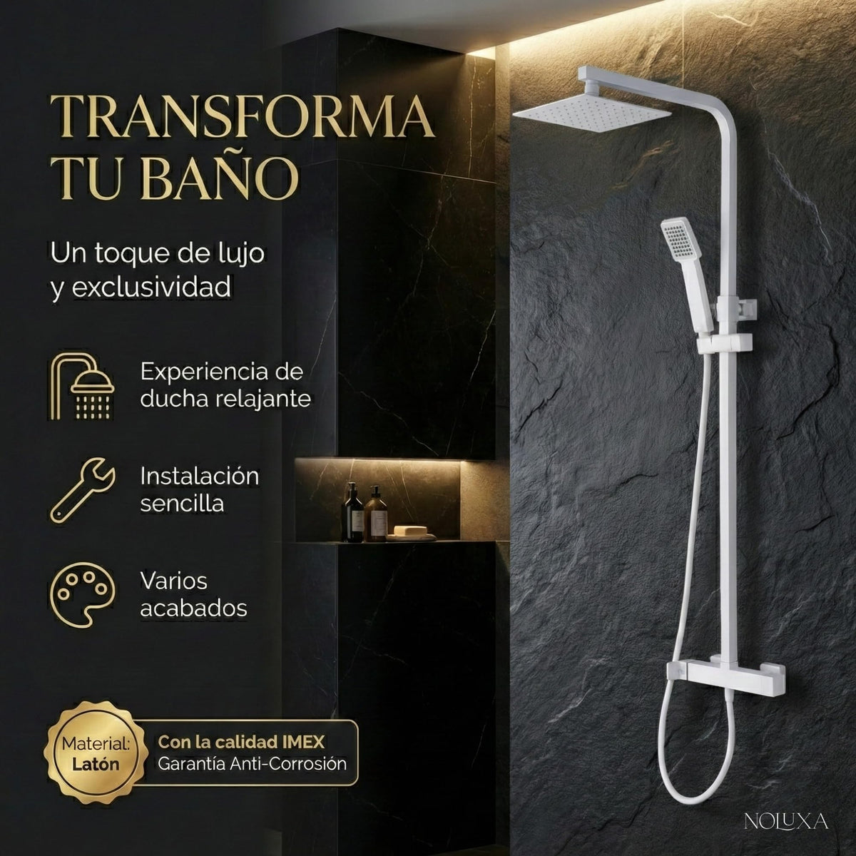 Colonne de douche avec mitigeur Série FIYI