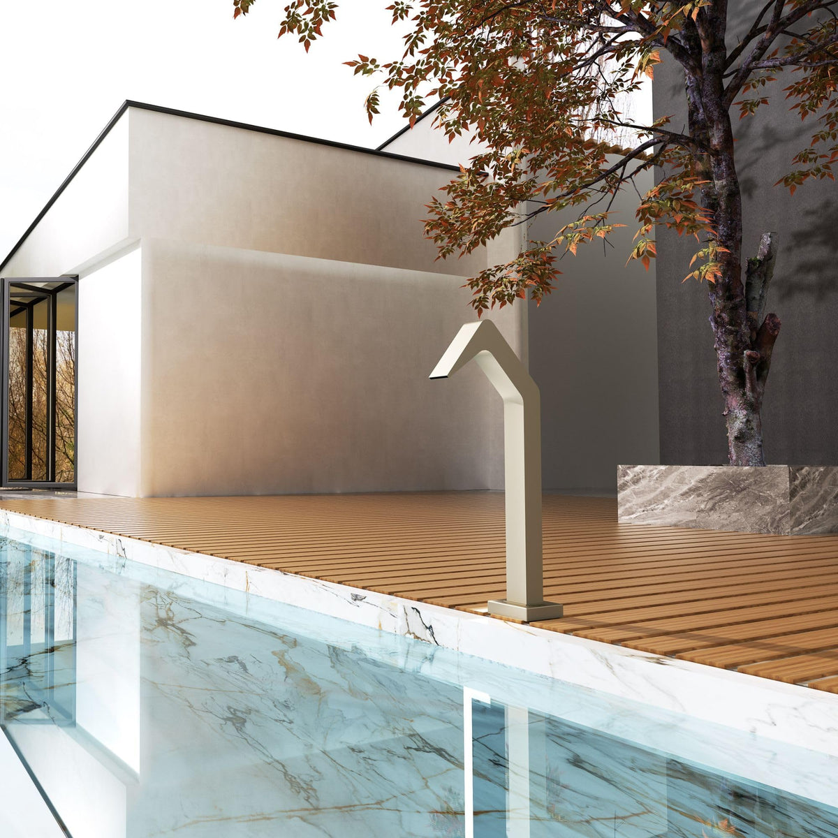 CASCADA DE PISCINA EN ACERO INOX. S.316 SERIE NIAGARA (6CM)