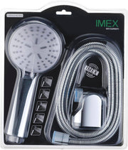 SET DUCHA 5 POSICIONES CON ALCACHOFA Y FLEXO