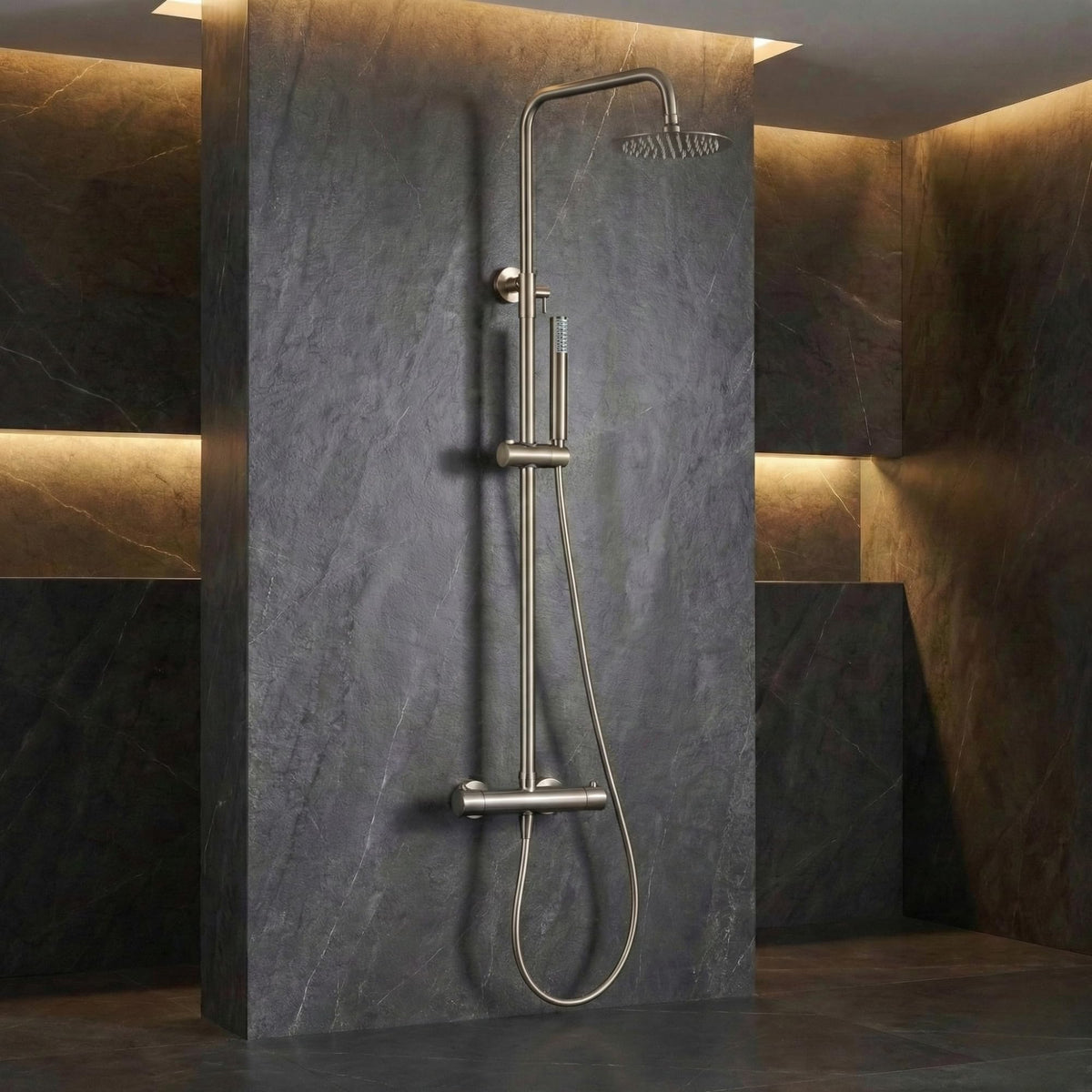 COLUMNA DE DUCHA TERMOSTÁTICA SERIE MONZA