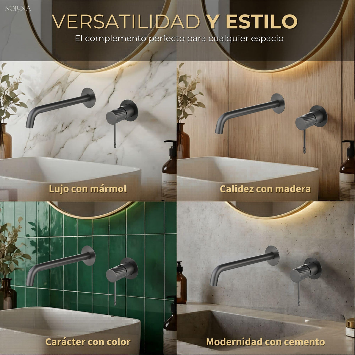 GRIFO LAVABO EMPOTRADO MONOMANDO SERIE BLESS