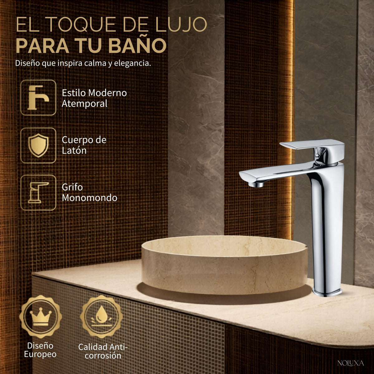 Tall-spout single-lever basin mixer BALI SERIES