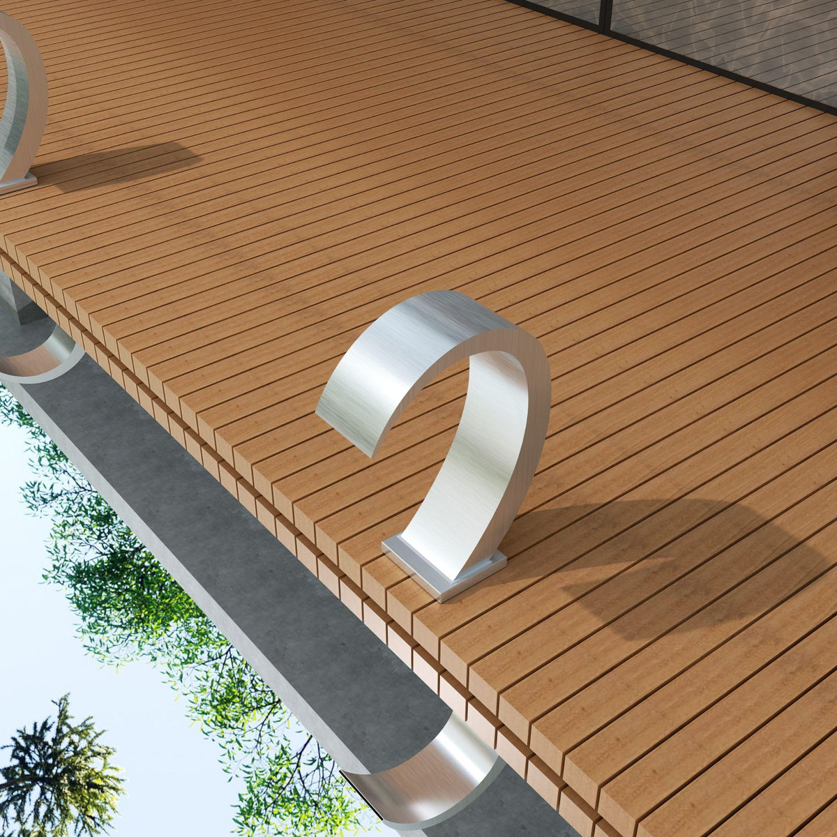 CASCADA DE PISCINA EN ACERO INOX. S.316 SERIE IGUAZU (20CM)
