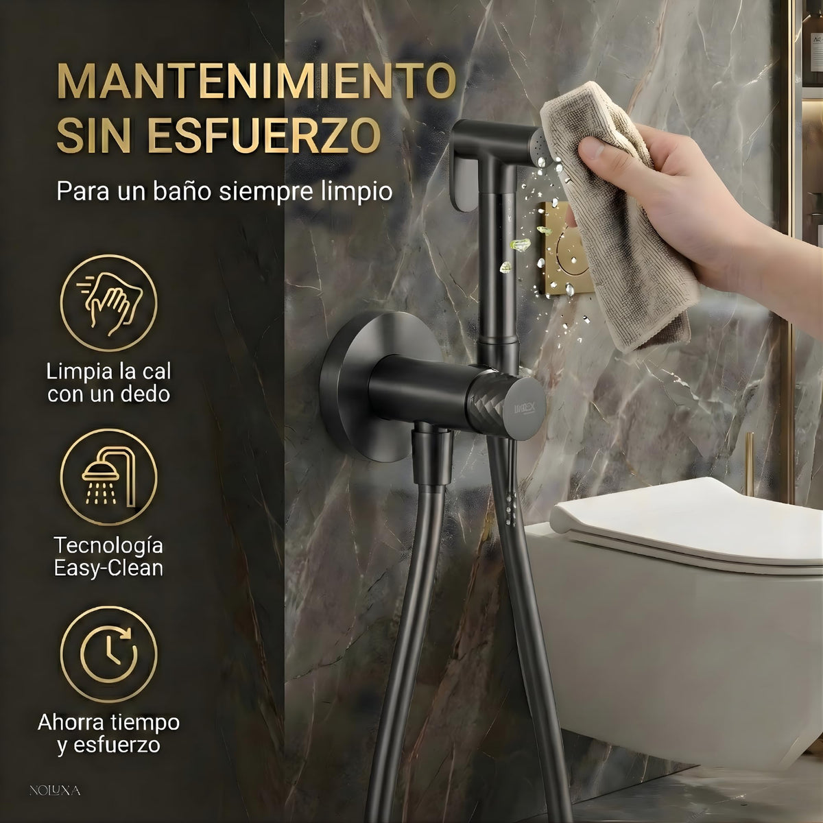 DUCHA HIGIÉNICA EMPOTRADA PARA WC SERIE GÉNOVA