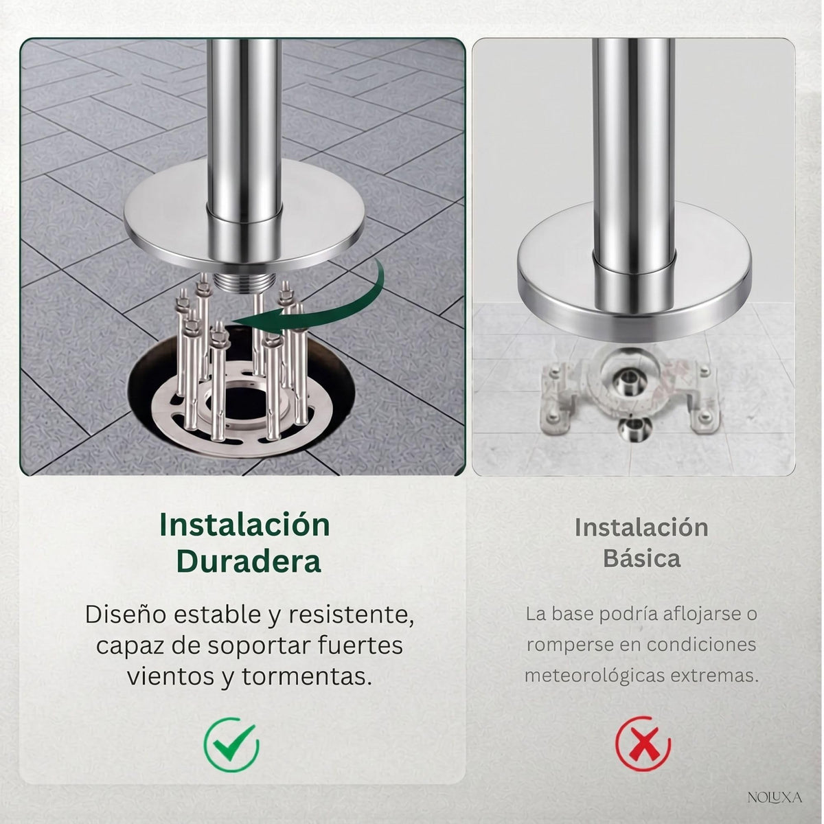 DUCHA PISCINA EXTERIOR EN ACERO INOX. S.316 SERIE FLORIDA
