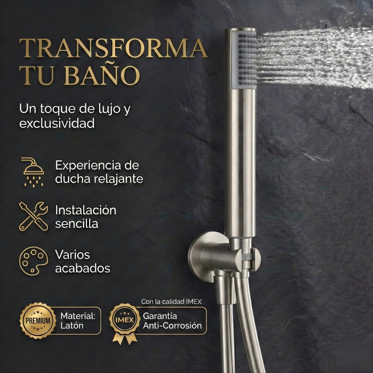 DUCHA EMPOTRADA TERMOSTÁTICA SERIE TÍVOLI