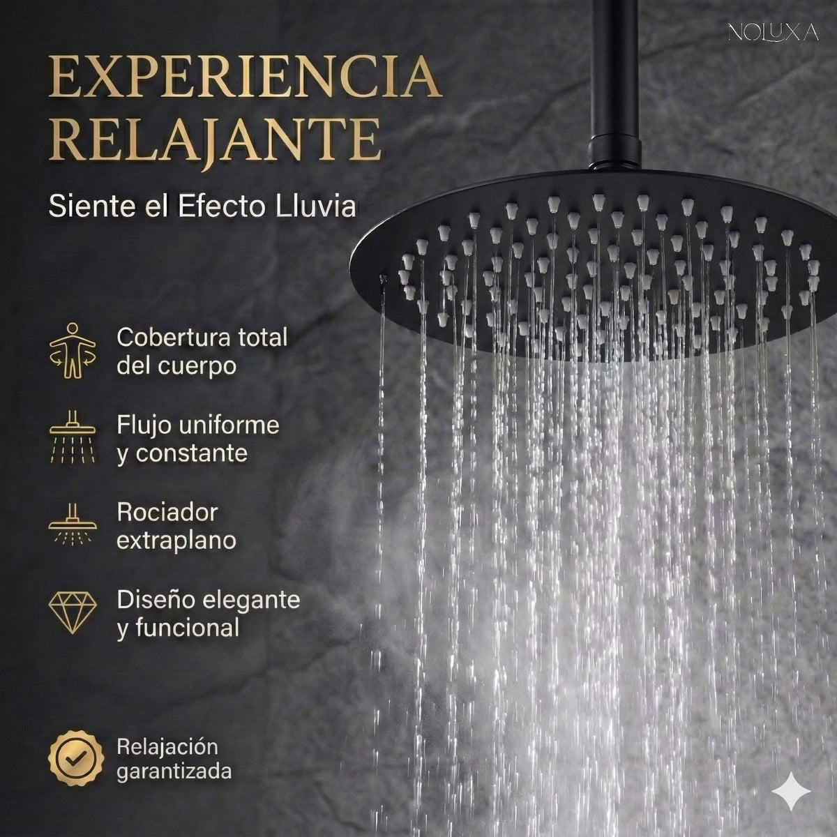 DUCHA EMPOTRADA TERMOSTÁTICA SERIE BREDA