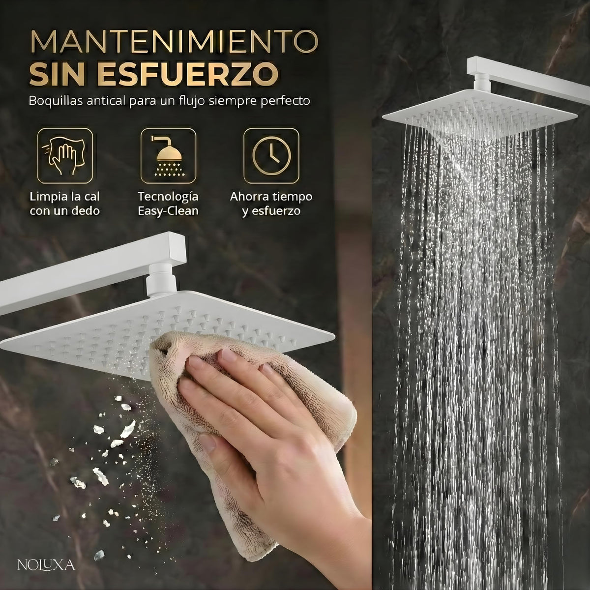 DUCHA EMPOTRADA MONOMANDO SERIE DUBLÍN