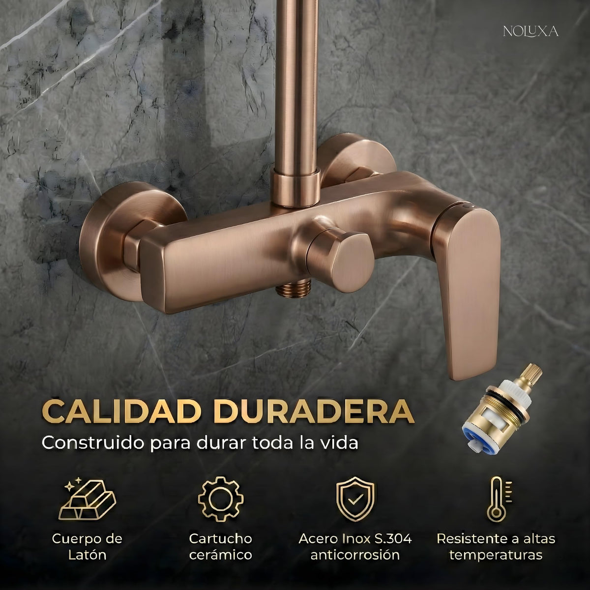 COLUMNA DE DUCHA MONOMANDO SERIE DELOS