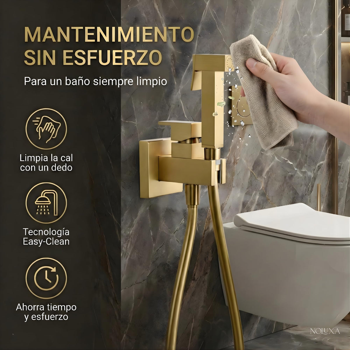 DUCHA HIGIÉNICA EMPOTRADA PARA WC SERIE IRLANDA