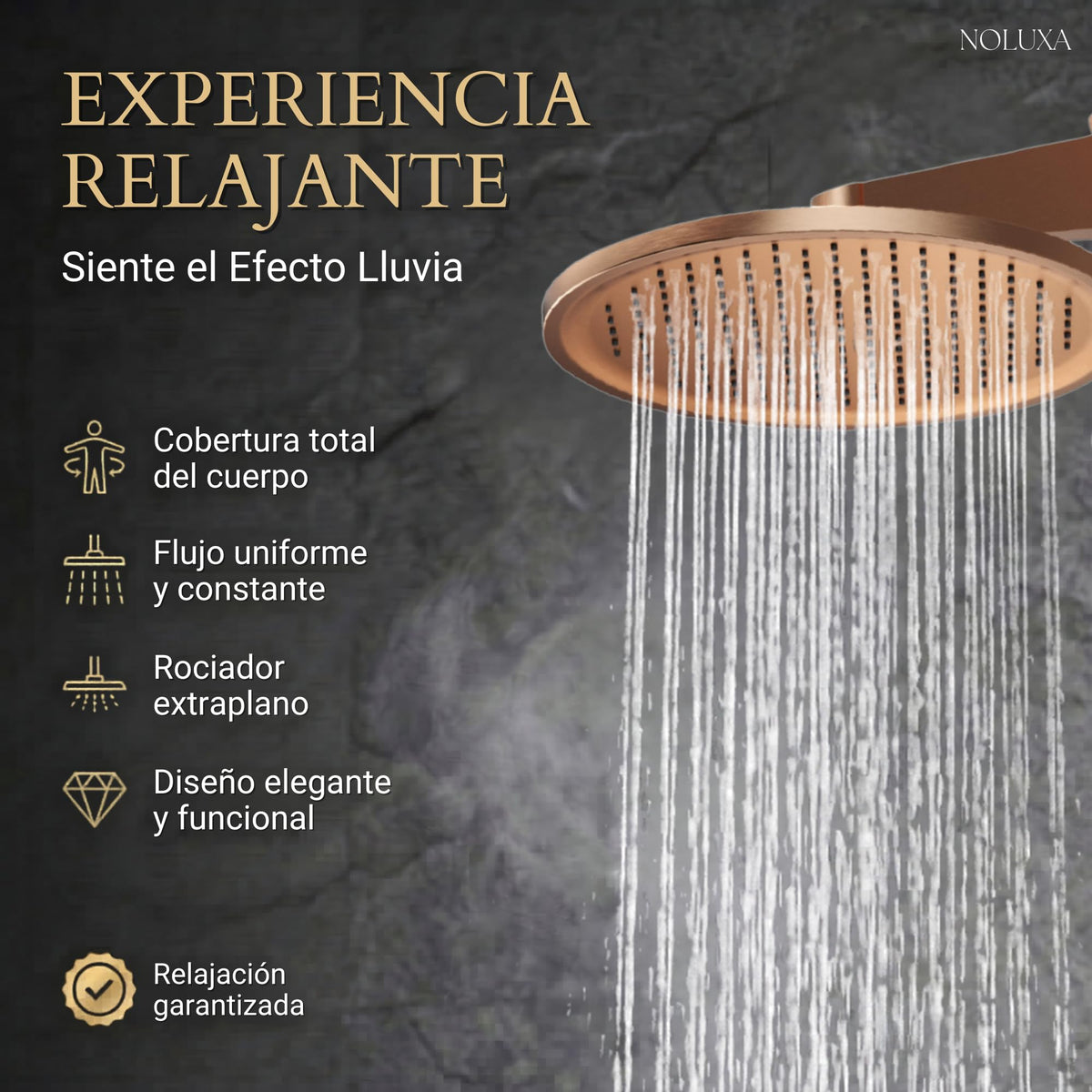 DUCHA EMPOTRADA TERMOSTÁTICA SERIE BOLONIA