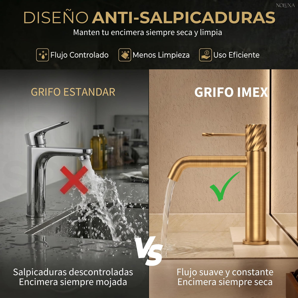 Miscelatore monocomando per lavabo con canna bassa Serie BLESS
