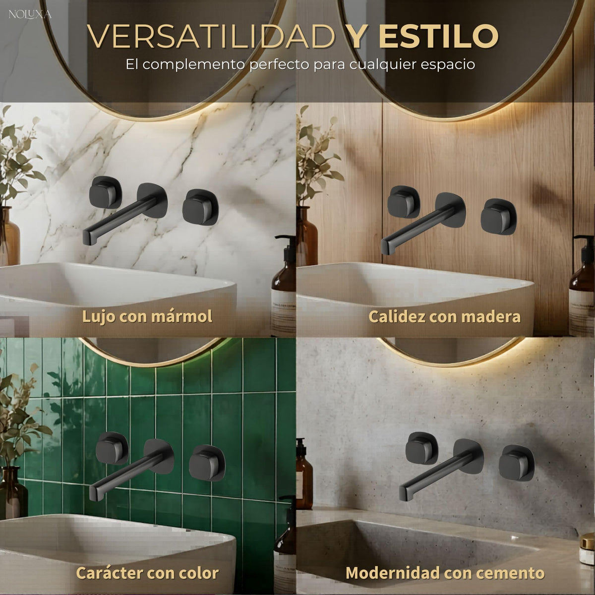 GRIFO LAVABO EMPOTRADO BIMANDO SERIE TOSCANA
