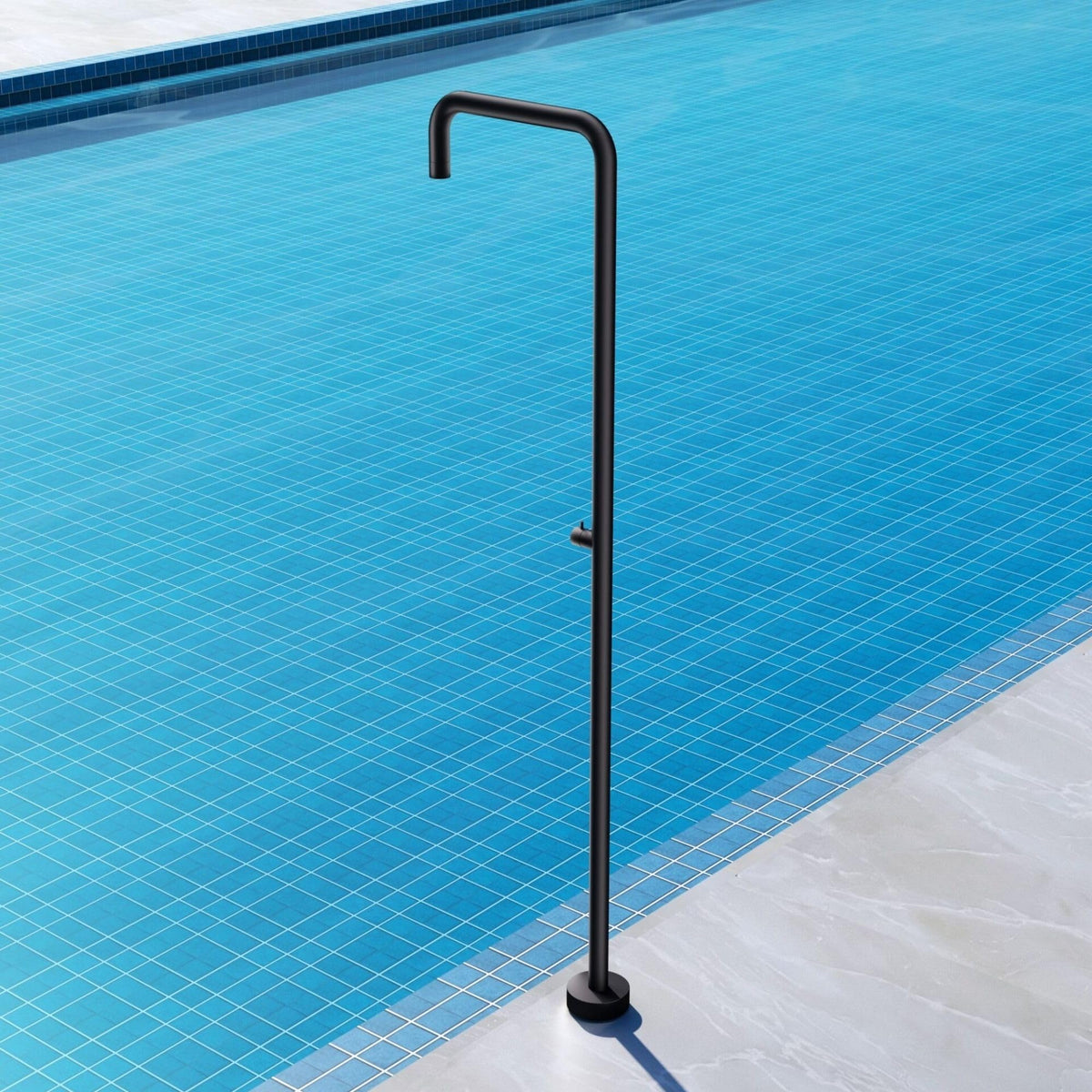 DUCHA PISCINA EXTERIOR EN ACERO INOX. S.316 SERIE UTAH