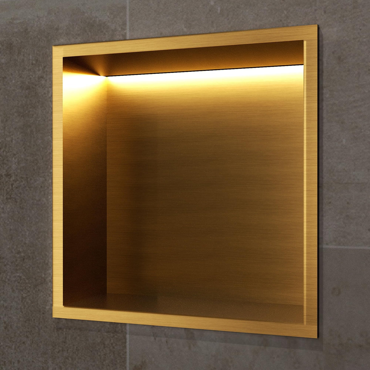 HORNACINA CUADRADA 33X33CM CON LUZ LED SERIE INDIC