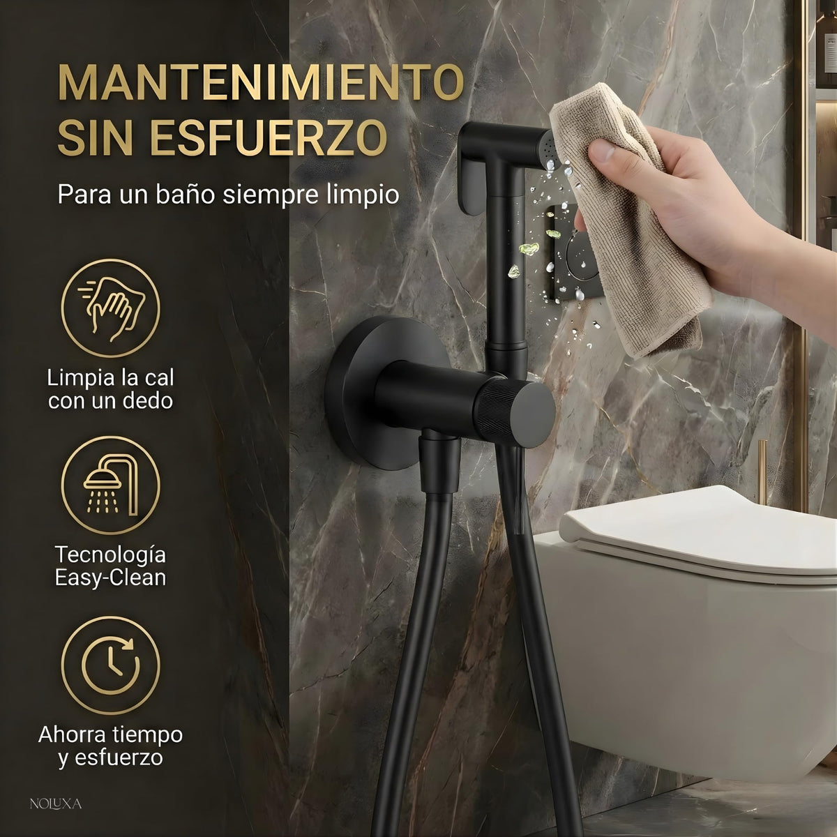 DUCHA HIGIÉNICA EMPOTRADA PARA WC SERIE LINE